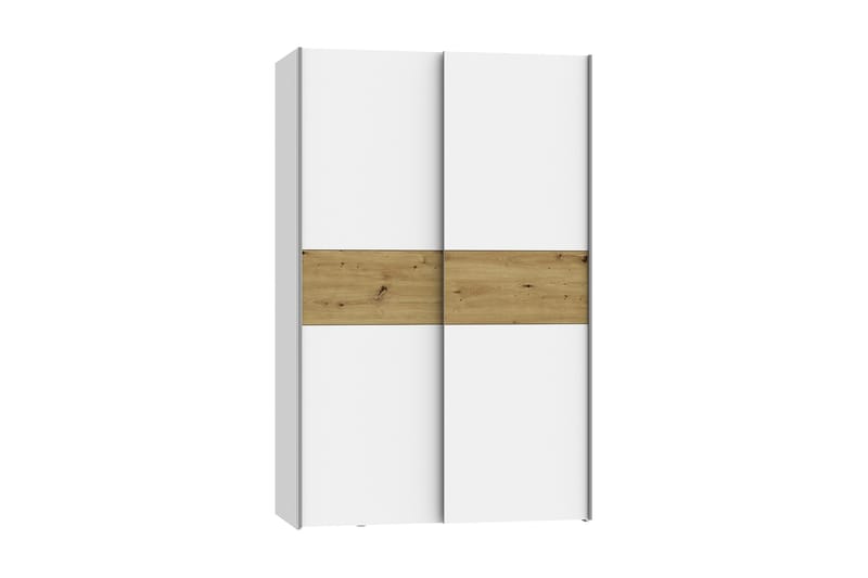 PULESTRI Soffbord 110 cm Vit/Brun - Förvaring - Sko- & klädförvaring - Garderober & garderobssystem