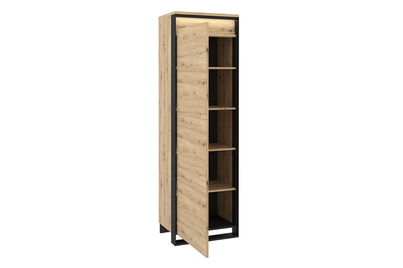 QUANT Garderob 41x60 cm Ek/Svart - Ek/Svart - Förvaring - Sko- & klädförvaring - Garderober & garderobssystem