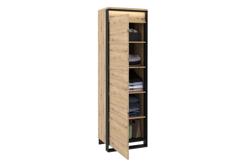 Quant Garderob 41x60 cm - Ek/Svart - Förvaring - Sko- & klädförvaring - Garderober & garderobssystem