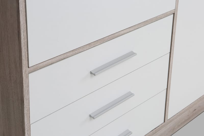 RAWSON Garderob 207 cm Brun/Vit - Förvaring - Sko- & klädförvaring - Garderober & garderobssystem