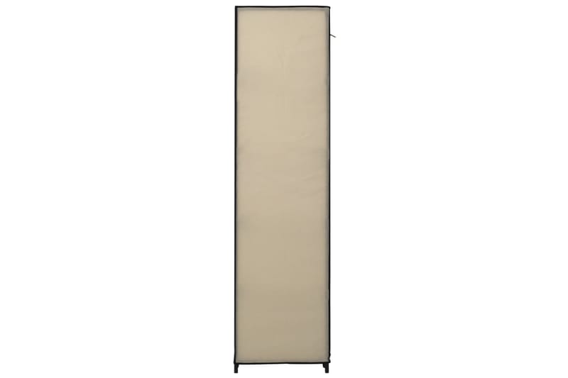 Resegarderob gräddvit 110x45x175 cm tyg - Kräm - Förvaring - Sko- & klädförvaring - Garderober & garderobssystem