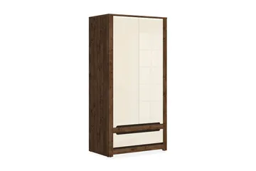 Ruso Garderob 104x205 cm - Trä/natur|Vit - Förvaring - Sko- & klädförvaring - Garderober & garderobssystem