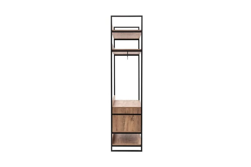 SANNIKI Garderob 104x52 cm Natur - Förvaring - Sko- & klädförvaring - Garderober & garderobssystem