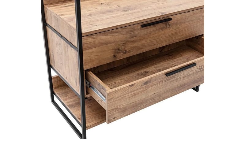 SANNIKI Garderob 104x52 cm Natur - Förvaring - Sko- & klädförvaring - Garderober & garderobssystem