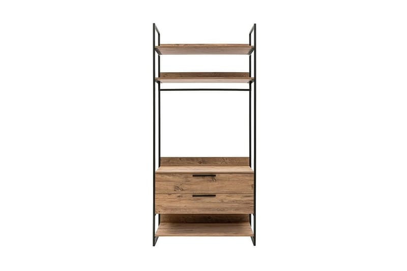 SANNIKI Garderob 104x52 cm Natur - Förvaring - Sko- & klädförvaring - Garderober & garderobssystem