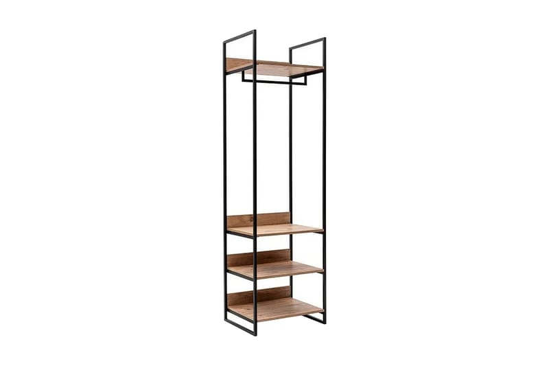 SANNIKI Garderob 64x52 cm Natur - Förvaring - Sko- & klädförvaring - Garderober & garderobssystem