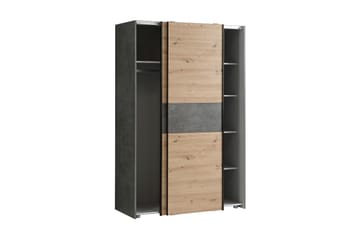 Shipts Garderob 62x120 cm - Ljus Natur/Grå - Förvaring - Sko- & klädförvaring - Garderober & garderobssystem