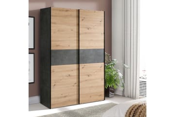 Shipts Garderob 62x120 cm - Ljus Natur/Grå - Förvaring - Sko- & klädförvaring - Garderober & garderobssystem