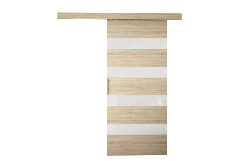 Skjutdörr MARTI - Ek/Vit - Förvaring - Sko- & klädförvaring - Garderober & garderobssystem - Garderobsdörr - Skjutdörrar garderob