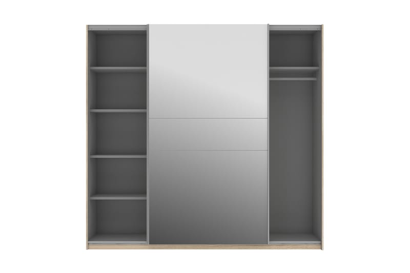 SLOBOZIA Sideboard 40x140 cm Natur/Vit - Garderober & garderobssystem