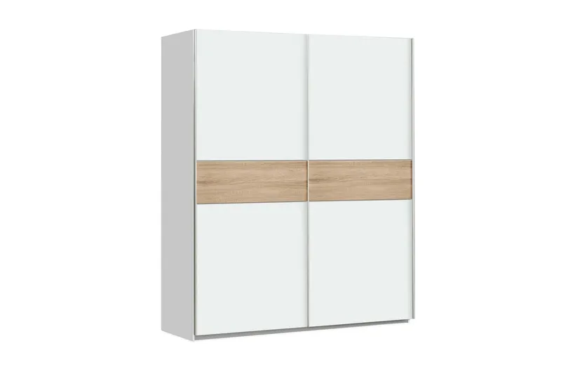 Slosser Garderob 150x191 cm - Vit - Förvaring - Sko- & klädförvaring - Garderober & garderobssystem