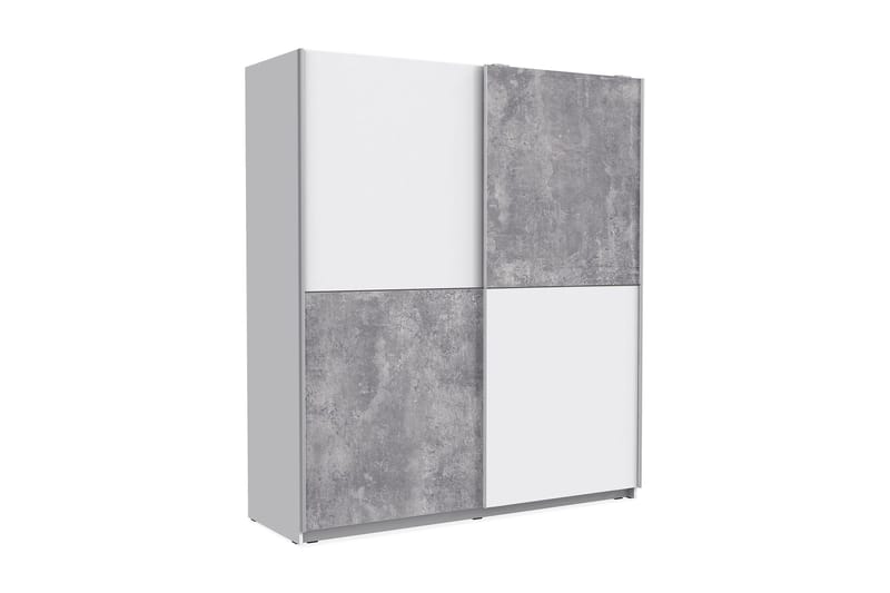 Slosser Garderob 170x191 cm, Grå