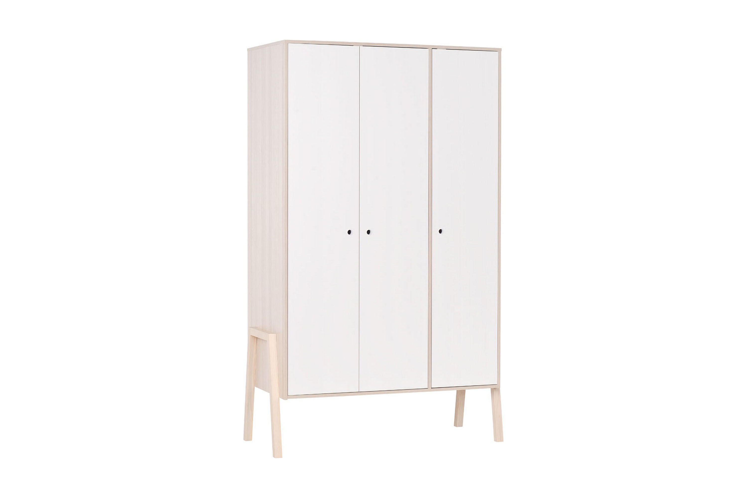 spot garderob trä/natur/vit -