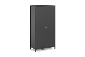 STOLFERS Garderob 58x102 cm Svart/Natur
