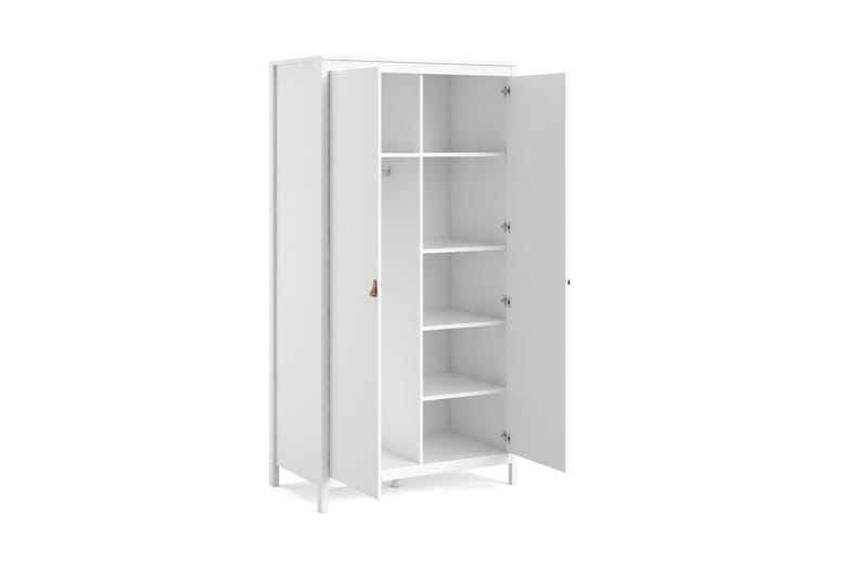 STOLFERS Garderob 58x102 cm Vit/Natur - Förvaring - Sko- & klädförvaring - Garderober & garderobssystem