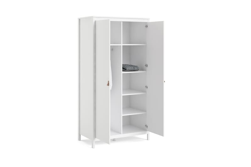 STOLFERS Garderob 58x102 cm Vit/Natur - Förvaring - Sko- & klädförvaring - Garderober & garderobssystem