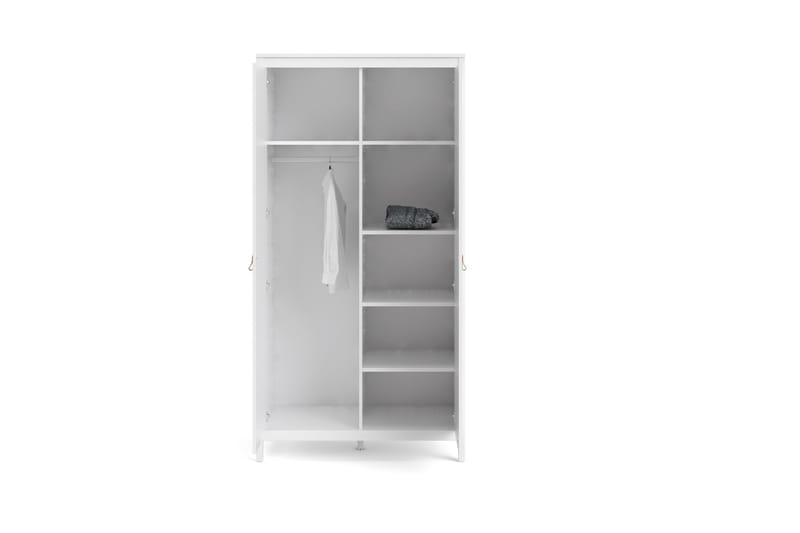 STOLFERS Garderob 58x102 cm Vit/Natur - Förvaring - Sko- & klädförvaring - Garderober & garderobssystem