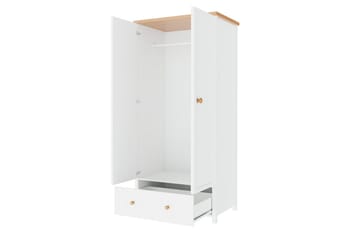 Story Garderob 85 cm i Målat Trä - Vit - Förvaring - Sko- & klädförvaring - Garderober & garderobssystem