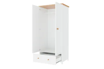 Story Garderob 85x52x196 cm - Vit - Förvaring - Sko- & klädförvaring - Garderober & garderobssystem