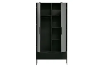 Swichor Garderob 180 cm - Svart - Förvaring - Sko- & klädförvaring - Garderober & garderobssystem
