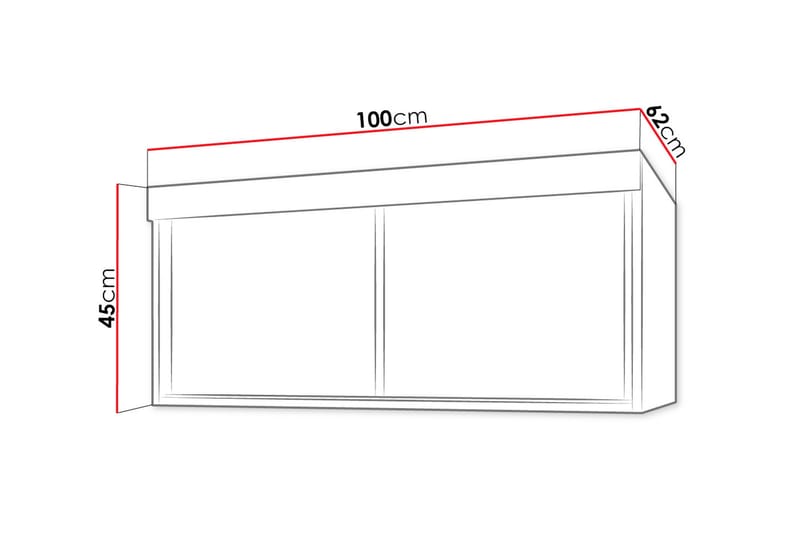 SZAF Hyllförvaring 62x100 cm till Garderob Vit - Vit - Förvaring - Sko- & klädförvaring - Garderober & garderobssystem