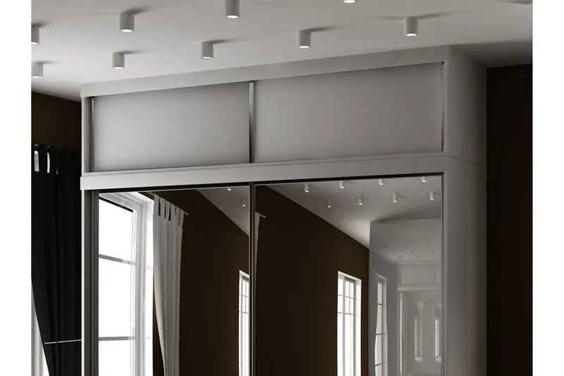 Szaf Hyllförvaring 62x200 cm till Garderob LED-belysning - Vit - Förvaring - Sko- & klädförvaring - Garderober & garderobssystem