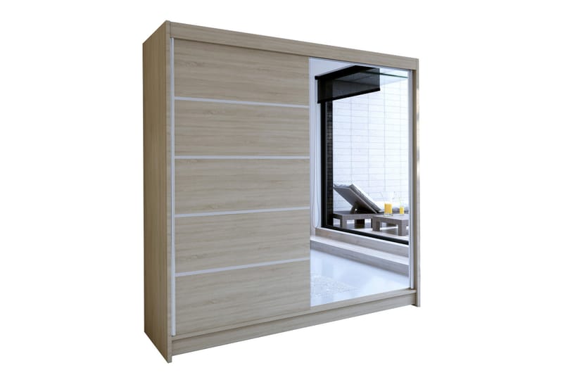 TALIN Garderob 58x180 cm Ek - Ek - Förvaring - Sko- & klädförvaring - Garderober & garderobssystem