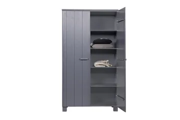 Tenney Garderob 111 cm - Stålgrå Tall - Förvaring - Sko- & klädförvaring - Garderober & garderobssystem