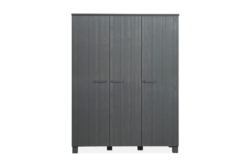 Tenney Garderob 158 cm - Stålgrå Tall - Förvaring - Sko- & klädförvaring - Garderober & garderobssystem