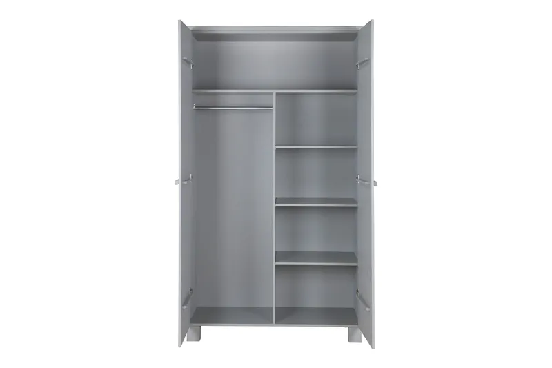 Tenney Garderob 202 cm - Grå Tall - Förvaring - Sko- & klädförvaring - Garderober & garderobssystem