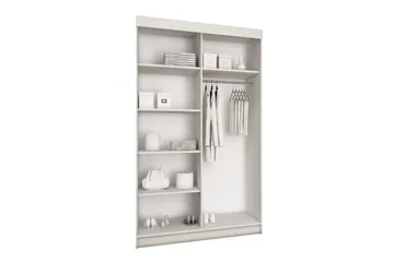 Top Garderob 100x62x200 cm - Brun/Mörk Ask - Förvaring - Sko- & klädförvaring - Garderober & garderobssystem