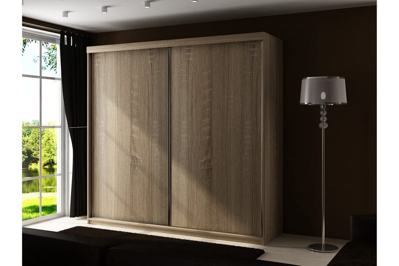 TOP Garderob 200x62x200 cm - Beige - Förvaring - Sko- & klädförvaring - Garderober & garderobssystem