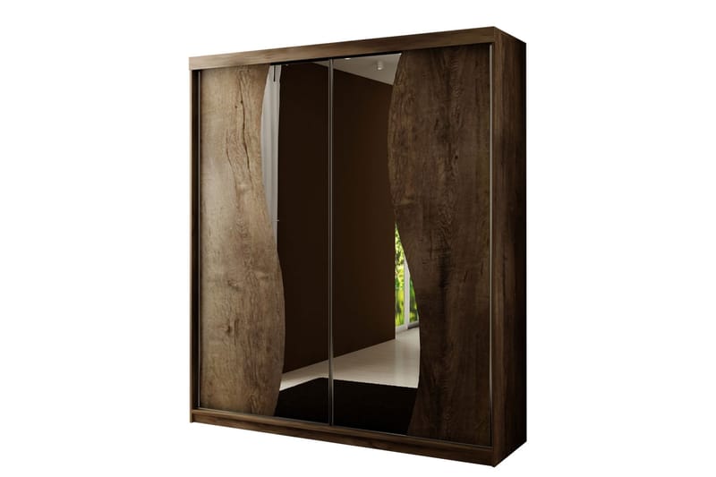 TOP Garderob 62x150 cm Mörkt askträ - Mörkt askträ - Förvaring - Sko- & klädförvaring - Garderober & garderobssystem