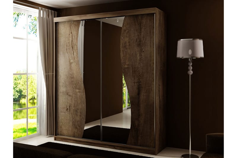 TOP Garderob 62x150 cm Mörkt askträ - Mörkt askträ - Förvaring - Sko- & klädförvaring - Garderober & garderobssystem