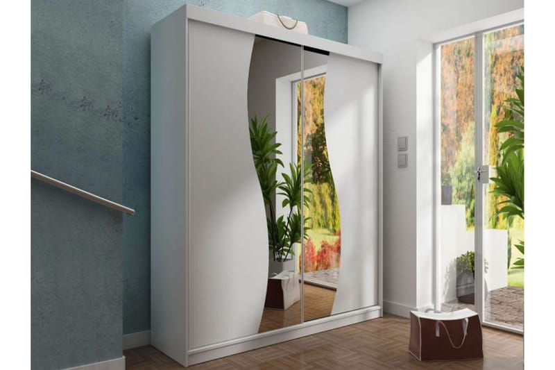 TOP Garderob 62x150 cm Vit - Vit - Förvaring - Sko- & klädförvaring - Garderober & garderobssystem