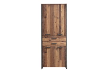 Torelles Garderob 87x221 cm - Brun/Grå - Förvaring - Sko- & klädförvaring - Garderober & garderobssystem