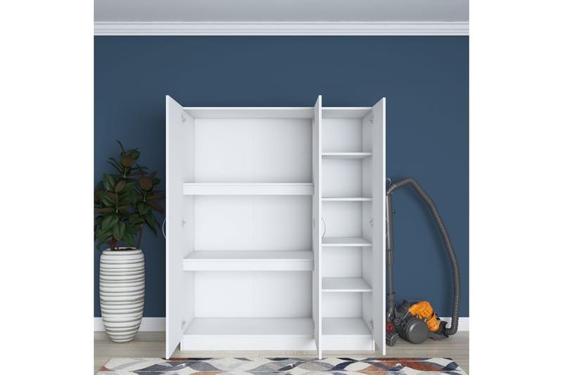UFLIEDTA Garderob 55x145 cm Vit - Förvaring - Sko- & klädförvaring - Garderober & garderobssystem