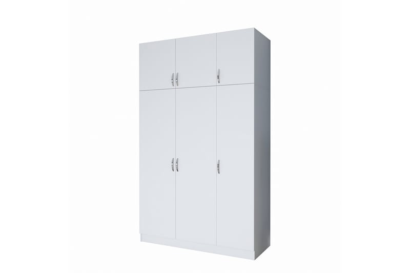 UFLIEDTA Garderob 6 Skåp 55x145 cm Vit - Förvaring - Sko- & klädförvaring - Garderober & garderobssystem