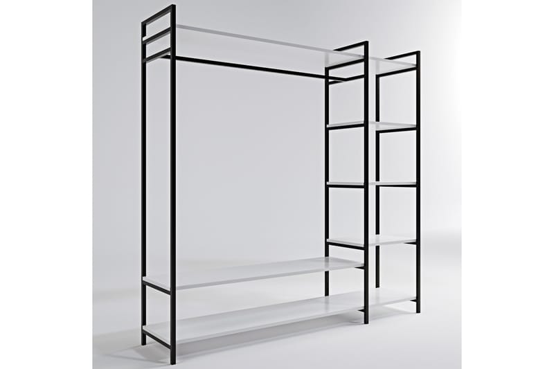 URSHEIM Garderob 100x40 cm Vit - Förvaring - Sko- & klädförvaring - Garderober & garderobssystem