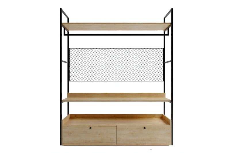 URSHEIM Garderob 148x42 cm Natur - Förvaring - Sko- & klädförvaring - Garderober & garderobssystem