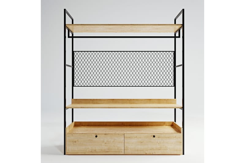 URSHEIM Garderob 148x42 cm Natur - Förvaring - Sko- & klädförvaring - Garderober & garderobssystem