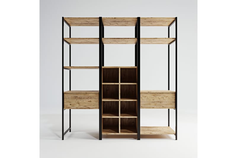URSHEIM Garderob 180x40 cm Natur - Förvaring - Sko- & klädförvaring - Garderober & garderobssystem