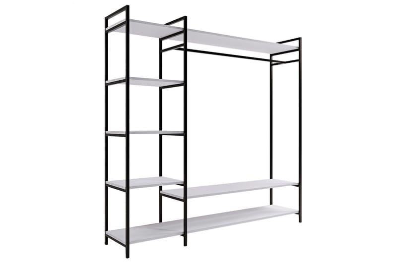 URSHEIM Garderob 180x40 cm Vit - Förvaring - Sko- & klädförvaring - Garderober & garderobssystem