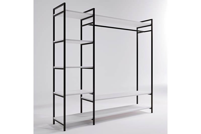 URSHEIM Garderob 180x40 cm Vit - Förvaring - Sko- & klädförvaring - Garderober & garderobssystem