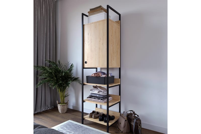 URSHEIM Garderob 50x40 cm Natur - Förvaring - Sko- & klädförvaring - Garderober & garderobssystem