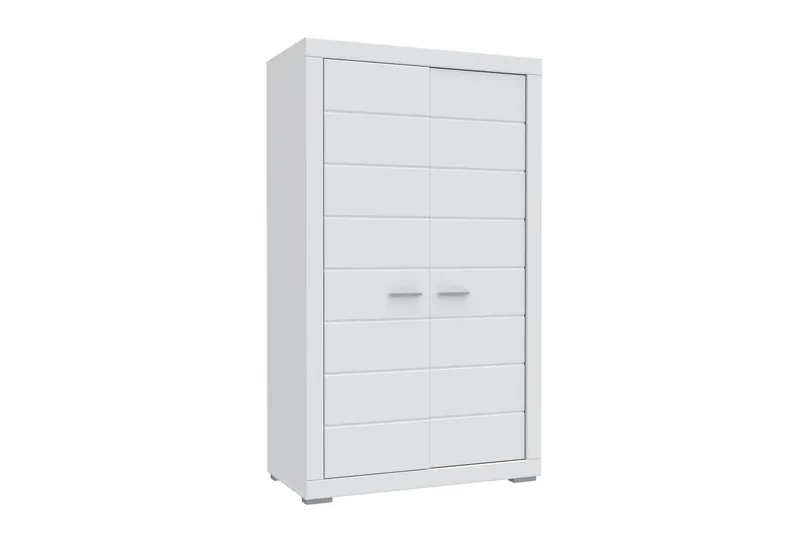 Uzayr Garderob 116x198 cm, Vit