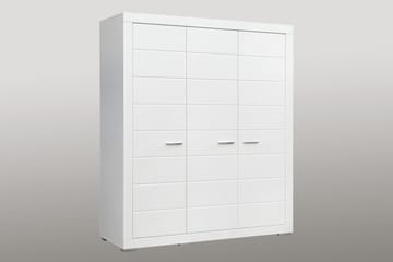 Uzayr Garderob 166x198 cm - Vit - Förvaring - Sko- & klädförvaring - Garderober & garderobssystem