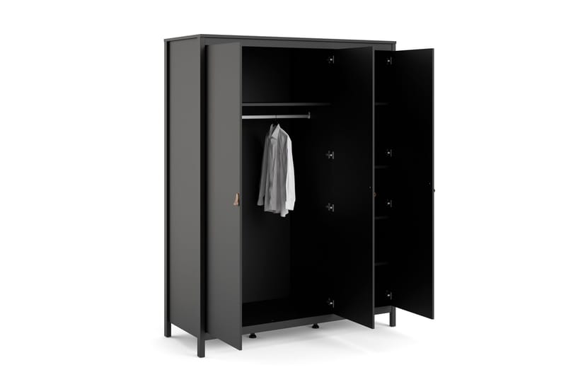Vallvidera Garderob 58x150 cm - Svart - Förvaring - Sko- & klädförvaring - Garderober & garderobssystem