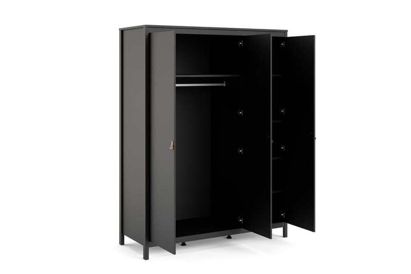 Vallvidera Garderob 58x150 cm - Svart - Förvaring - Sko- & klädförvaring - Garderober & garderobssystem