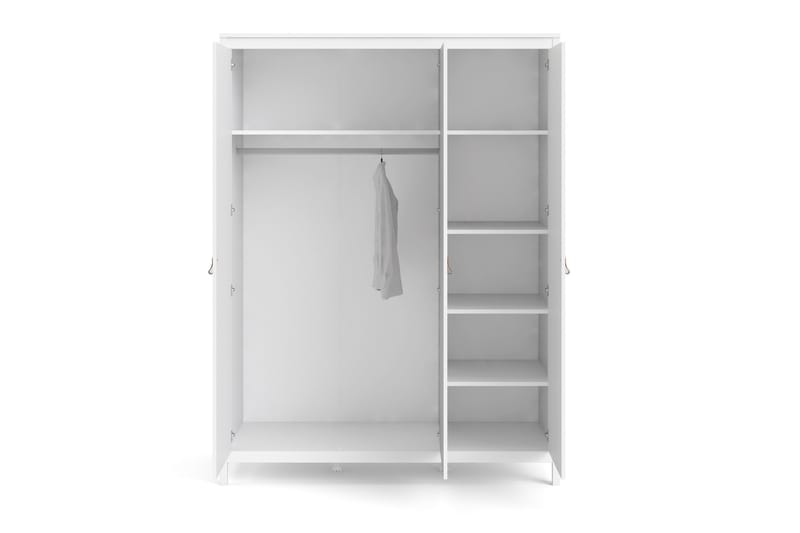 Vallvidera Garderob 58x150 cm - Vit - Förvaring - Sko- & klädförvaring - Garderober & garderobssystem
